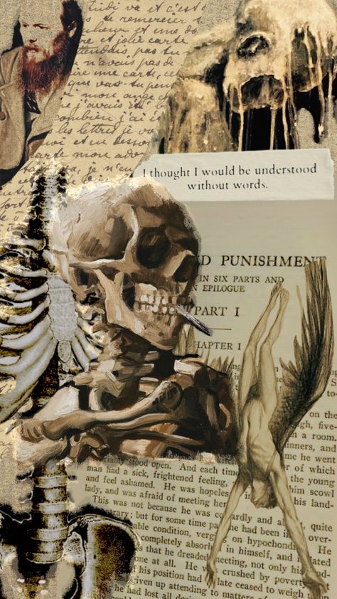 Skull of a Skeleton with Burning Cigarette by Vincent Van Gogh #skullofaskeletonwithaburningcigarette #vangogh #vincetvangogh #astarrynight #thestarrynight #thepotatoeaters #irises #art #painting Vincent Van Gogh Skull, Van Gogh Skull, Gcse Art Sketchbook, Wicked Tattoos, A Skeleton, Skull Wallpaper, Gcse Art, Irises, Vincent Van Gogh