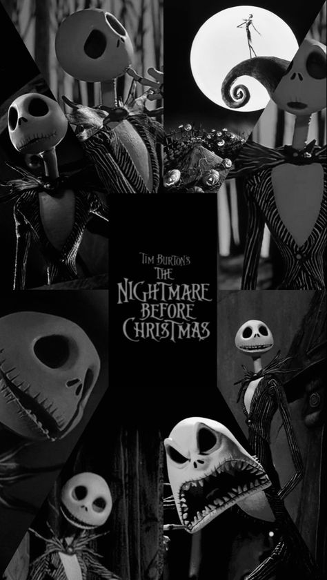 Nightmare Before Christmas Wallpaper Black And White, Jack The Skeleton Pfp, Jack The Skeleton Wallpaper, Jack Skellington Wallpaper Iphone, Jack Skeleton Wallpaper, Jake Skellington, Christmas Wallper, Jack Skellington Pfp, Nightmare Before Christmas Aesthetic