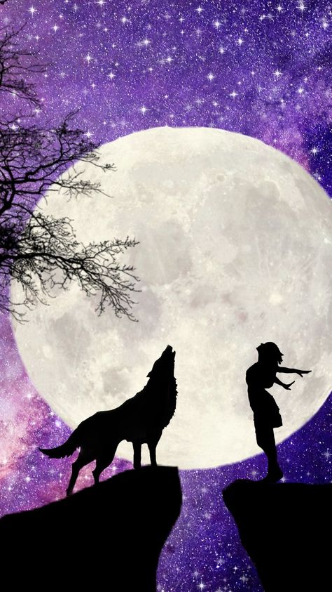 A Wolf, The Moon, Moon, Tattoos