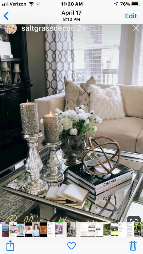 Coffee Table Decor Living Room, Coffee Table Decor Tray, Interior Tips, Tafel Decor, Glam Living Room, Table Decor Living Room, Coffee Table Styling, Living Room Decor Cozy, Living Room Decor Apartment