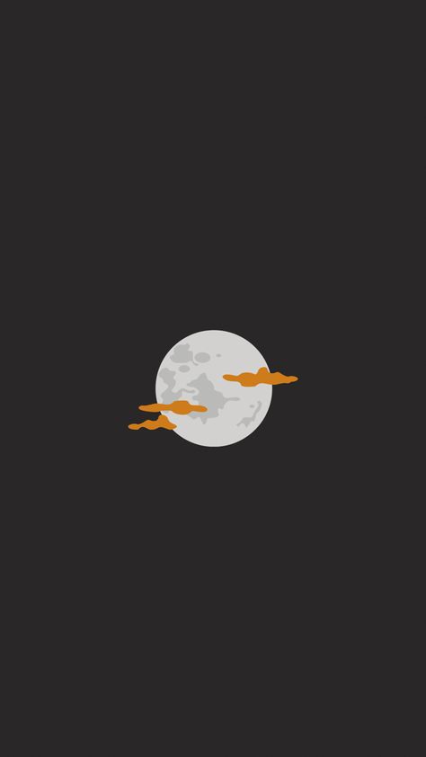 Cute Wallpaper Simple, Minimalist Pfp, Simple Pfp, Watch Faces Wallpapers, Minimal Wallpapers, Spooky Wallpaper, Spooky Moon, Custom Watch Faces, Minimalist Halloween