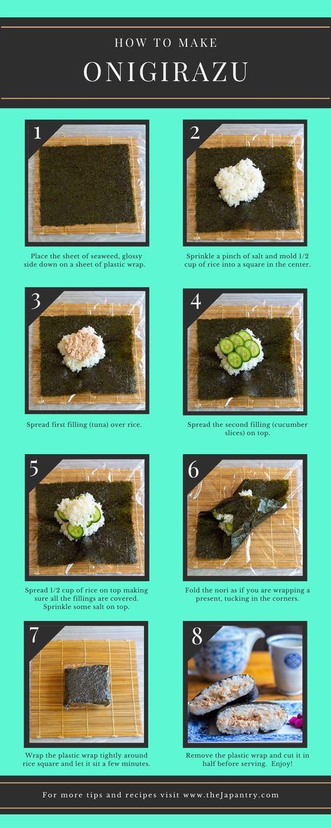 Onigiri To Go, Simple Onigiri Recipe, Oni Giri Recipe, Make Onigiri, Bento Lunch Ideas Japanese, Japanese Bento Recipes, Bento Box Ideas Japanese, Onigiri Recipe Filling Ideas, Onigiri Filling Ideas