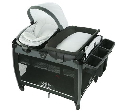 With 8 ways to use, the Graco Pack 'n Play Rock 'n Grow Playard grows with your child, featuring a grow with me seat that transitions from a newborn seat to a toddler seat! Toddler Playpen, Graco Pack N Play, Graco Baby, Diaper Changing Station, Portable Bed, Cozy Seats, Pack N Play, Pack And Play, Toddler Chair