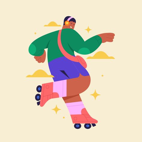 Behance 上的 Characters | Sport Illustration Sport Illustration, Preppy Wallpaper, Cartoon Faces, Animation Design, Flat Illustration, Illustration Character Design, Flat Design, Character Illustration, Pet Care