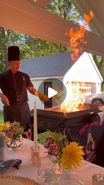 Meg Longo • NJ Content Creator on Instagram: "NJ THINGS TO DO: MOBILE HIBACHI CHEF 

One of my favorite things to do in the summer is hire a mobile hibachi chef for a backyard party. I’ve done this so many times and it never gets old. It is so much fun and perfect for any celebration! If you live in the northeast or east coast @hibachi2u_ comes wherever you are! This is also perfect for a bachelorette or bachelor party, especially at the Jersey Shore. And if you haven’t planned your Memorial Day BBQ yet, well maybe this is an easy last minute decision!! Forget a NJ restaurant, have a hibachi chef come to your yard!

If you’re new here  hi l’m Meg! I’m a NJ influencer reviewing NJ food, NJ restaurants, NJ shopping and more. I explore NJ to find the best NJ things to do and love to share all Hibachi Wedding Reception, Backyard Hibachi Party, Hibachi Theme Birthday Party, Hibachi Party Decor, Hibachi Chef, Hibachi Party, Beach Bday, Hibachi Dinner, Backyard Restaurant