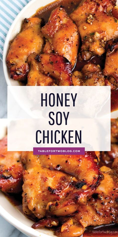 Honey Soy Chicken, Soy Sauce Chicken, Soy Chicken, Honey And Soy Sauce, Honey Soy, Easy Chicken Dinner Recipes, Asian Flavors, Easy Weeknight, Baked Chicken Recipes