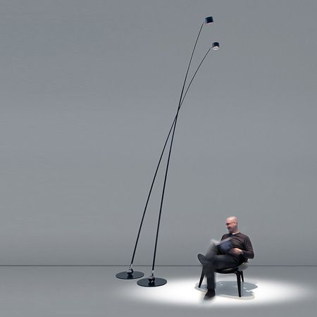 Davide Groppi "Sampei" for those with high ceilings. David Groppi Light, Davide Groppi Sampei, David Groppi, Oversized Floor Lamp, Lighting References, Modern Lamps, Lamp Floor, Outdoor Floor Lamps, Artificial Light