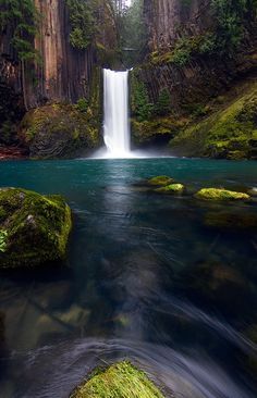 Toketee Falls, Oregon | Toketee Falls, Shasta Lake, Dream Trips, Artsy Photography, Adventure Inspiration, Atlas Obscura, Image Nature, Air Terjun, Crater Lake