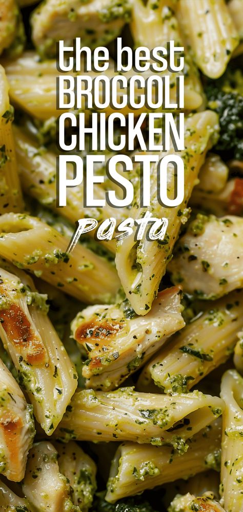 Broccoli Chicken Pesto Pasta [35 Minutes] – Chasety Garlic Chicken Pesto Pasta, Chicken And Broccoli Pesto Pasta, Pesto Chicken Recipes Pasta, Chicken Broccoli Pasta Recipes Healthy, Creamy Pesto Chicken And Broccoli Pasta, Pesto Pasta With Broccoli, Easy Chicken Pesto Recipes, Using Pesto In Recipes, Chicken And Pesto Recipes