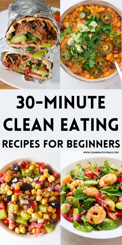 Best Healthy Dinner Recipes, Easy Clean Eating Recipes, Healthy Recipes Clean, Clean Eating For Beginners, Clean Eating Recipes For Dinner, Healthy Food Recipes Clean Eating, Low Carb Diets, Easy Clean Eating, Clean Eating Dinner