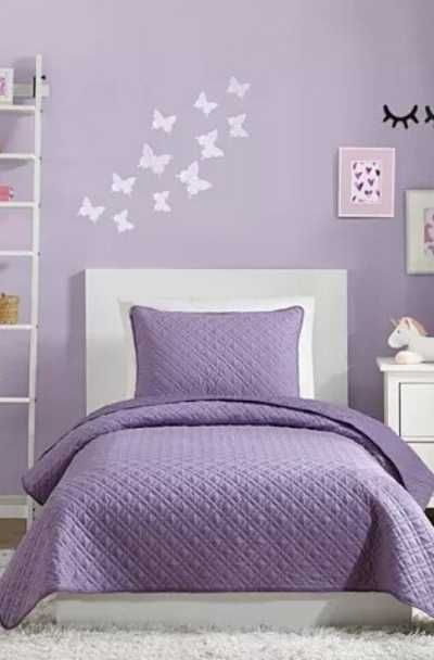 29 Purple Bedroom Decor Ideas | Sebring Design Build Purple Girls Bedroom, Purple Bedroom Decor, Purple Room Decor, Urban Playground, Purple Bedrooms, Purple Bedding, Purple Bedroom, Purple Rooms, Girl Bedroom Designs