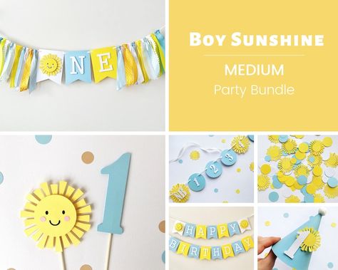 First Birthday Sunshine, Sunshine Birthday Party, Sunshine First Birthday, Sunshine Birthday Parties, Sunshine Party, Sun Birthday, Circle Garland, 1st Birthday Party Decorations, First Birthday Party Decorations