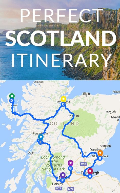 Perfect Scotland Itinerary | Wanderlust Crew Cheap Flights To Europe, Scotland Itinerary, Prestige Worldwide, Scotland Vacation, Scotland Road Trip, Destination Travel, Ireland Trip, Travel Scotland, Vacation Locations