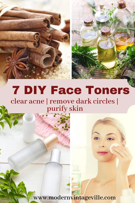 It is very easy to make your own facial toner with simple ingredients.  DIY toners are suitable for any skin type and will give you flawless glowing skin. Diy Toner Face, Homemade Face Toner, Natural Face Toner, Homemade Toner, Diy Toner, Natural Toner, Diy Facial, For Glowing Skin, Homemade Face