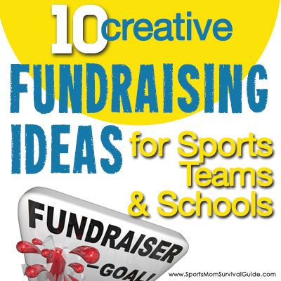 Here's a list of 10 creative, new and different fundraising ideas. Great for sports teams, schools or any group that needs to do a fundraiser! Fundraising Ideas For Volleyball, Sport Team Fundraising Ideas, Volleyball Fundraising Ideas, Good Fundraising Ideas, Softball Fundraiser Ideas, Football Fundraising Ideas, Team Fundraising Ideas, Fundraisers Ideas, Creative Fundraising Ideas