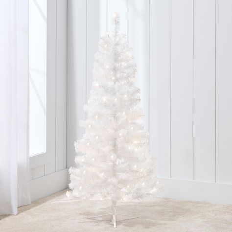 PRICES MAY VARY. PERFECT FOR SMALL SPACES: Our compact 4ft tree is the perfect addition to any kid's bedroom or apartment, spreading festive cheer throughout your home or office BATTERY-POWERED TWINKLING LED LIGHTS: Our trees come prestrung with 50 white LED lights, battery-powered and complete with a timer for season-long enjoyment; Note: Requires 3 AA batteries (not included) 8 LIGHTING SEQUENCES: Complete with a timer, the eight light functions include steady on, twinkling, chasing, slow fade Colored Christmas Tree, Christmas Tree Artificial, White Tinsel, Christmas Tree Clear Lights, Slim Artificial Christmas Trees, Spruce Christmas Tree, Tinsel Tree, Pre Lit Christmas Tree, Seasonal Displays