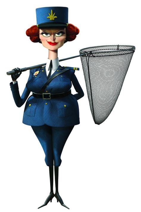 Madagascar 3: Europe's Most Wanted - Captain Chantel DuBois (Frances McDormand) is a Monegasque animal control officer. She is the best animal control officer in Monte Carlo with a perfect success record. She has extraordinary tracking skills, as well as superhuman strength and a habit of mounting the heads of every animal she has caught on her wall. Chantel Dubois, Madagascar Movie, Frances Mcdormand, Wanted Movie, King Julien, Dreamworks Characters, Penguins Of Madagascar, Arte 8 Bits, Circus Animals