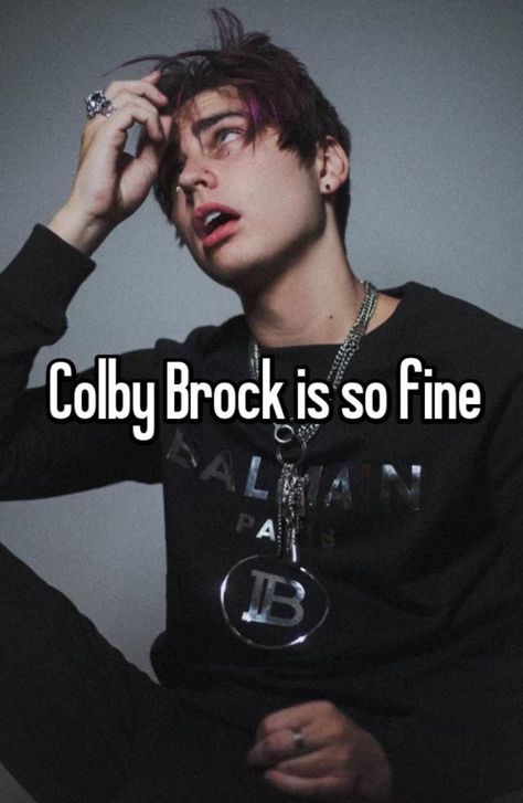 Colby With Curly Hair, Colby Brock Fan Art, Colby Brock Inspired Outfits, Colby Brock Christmas, Sam And Colby Xplr Logo, Colby Brock Crying, Colby Brock Hands, Colby Brock Shirtless Selfie, Colby Brock Funny