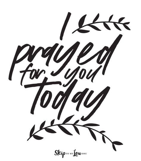 I Prayed for You Today Printable Prayer Note Cards | Skip To My Lou I Prayed For You Today, I Pray For You, I Prayed For You, Praying For You, Praying For Someone, Prayer Gifts, Effective Prayer, Women's Retreat, Prayer Journals