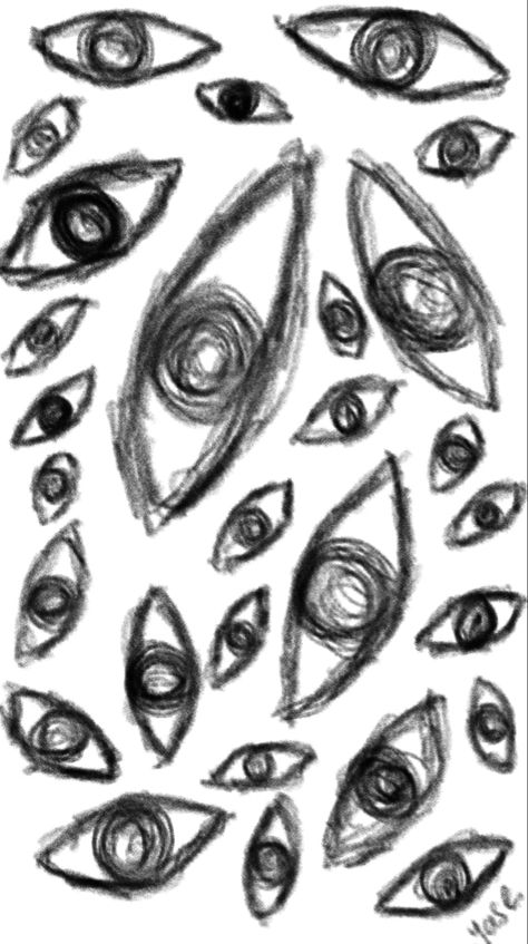 Creepy Patterns Drawing, Horror Eyes Art, Eye Imagery Aesthetic, Eye Horror Art, Horror Eyes Drawing, Scary Eyes Drawing, Eyeball Wallpaper, Betrayal Drawing, Eye Horror