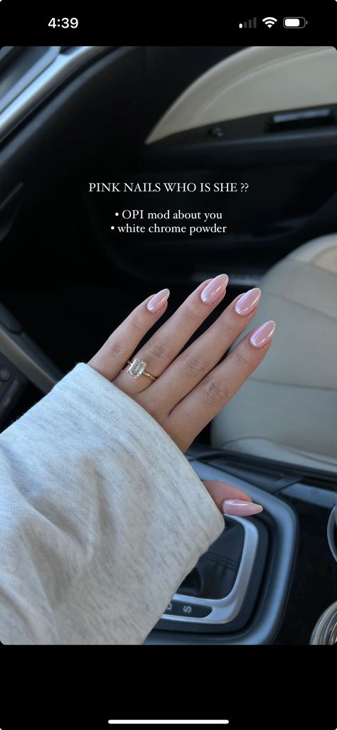 Subtle Almond Nails, Nails For Nurses Natural, Neutral Engagement Nails, Classy Wedding Guest Nails, Nails To Get Engaged With, Corporate Nails Simple, Maid Of Honour Nails, Madeline Argy Nails, Nail Shapes For Wide Nail Beds