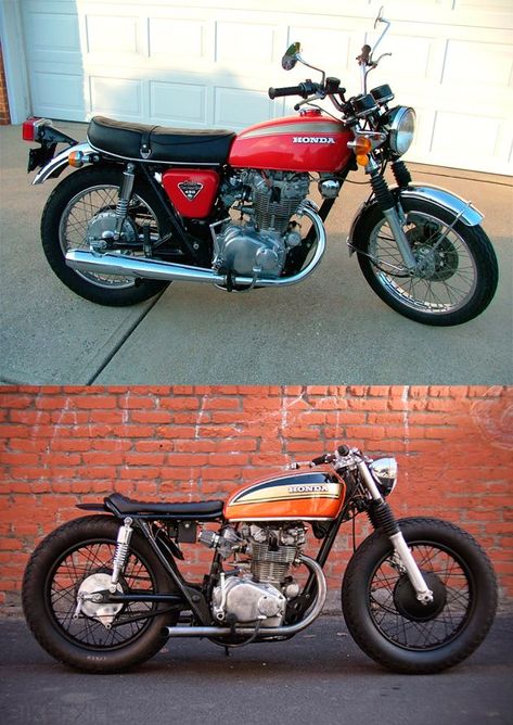 Scrambler Cafe Racer, Cb 750 Cafe Racer, Estilo Cafe Racer, Cb Cafe Racer, Cb 450, Soichiro Honda, Retro Bikes, Cafe Racer Moto, Honda 125