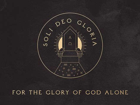 Soli Deo Gloria – 5 Solas of the Protestant Reformation by Christian Hilley Reformation Day, 5 Solas, Christian Graphic Design, Christian Graphics, Crow Books, Protestant Reformation, Church Media Design, Hand Of The King, Dragon Tattoo For Women