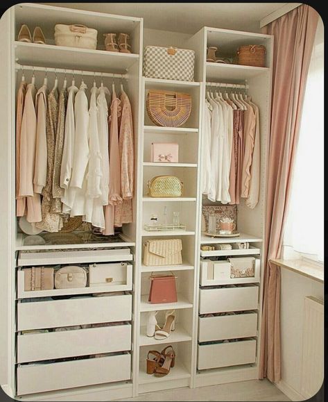 Organized Closet, Dressing Room Closet, Dream Closet Design, Closet Design Layout, Luxury Closets Design, Closet Renovation, تصميم للمنزل العصري, Closet Layout, Wardrobe Room