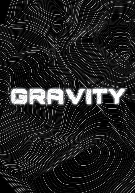 White neon gravity word topographic typography on a black background | free image by rawpixel.com / paeng Futuristic Words, Futuristic Branding, Neon Futuristic, Futuristic Typography, Neon Typography, Thanks Words, Futuristic Fonts, Free Illustration Images, Typographic Poster