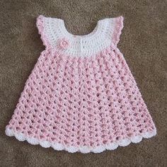 Crochet Baby Dress Free Pattern, Vestidos Bebe Crochet, Crochet Patterns Baby Girl, Crochet Baby Girl Dress, Crochet Baby Dress Pattern, Baby Frock Pattern, Crochet Baby Cardigan, Dress Patterns Free