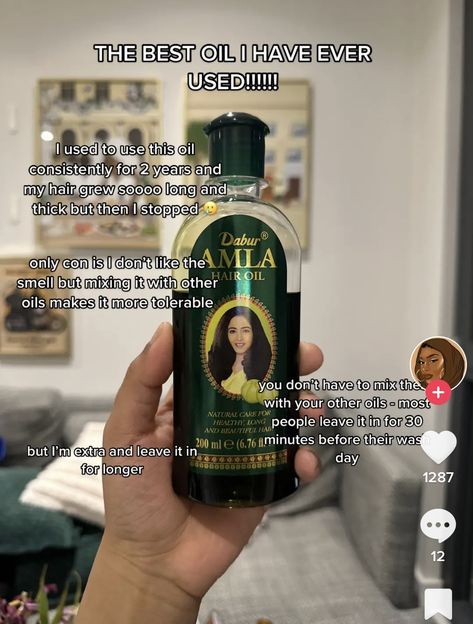 Dabur Amla Hair Oil, Hair Care Aesthetic, Hair Journey Tips, Amla Hair Oil, 4c Hair Care, Aesthetic Tips, Healthy Hair Routine, Curly Hair Care Routine, Natural Hair Growth Tips