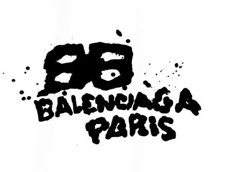 Balenciaga Logo Art, Hypebeast Iphone Wallpaper, Balenciaga Logo, Funny Emoji, Typographic Poster, Graphic Design Resources, Chrome Hearts, Dot Painting, Grunge Aesthetic