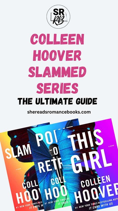 Slammed Series by Colleen Hoover: The Ultimate Guide – She Reads Romance Books Collen Hoover Slammed, Slammed Series Colleen Hoover, Colleen Hoover Slammed, Slammed Colleen Hoover, Book Club Questions, Hoover Books, Colleen Hoover Books, Slam Poetry, Complicated Relationship