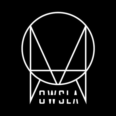 OWSLA Skrillex Logo, Dillon Francis, House Mafia, Major Lazer, Music Logo, Dubstep, Gorillaz, Cardi B, Branding Inspiration