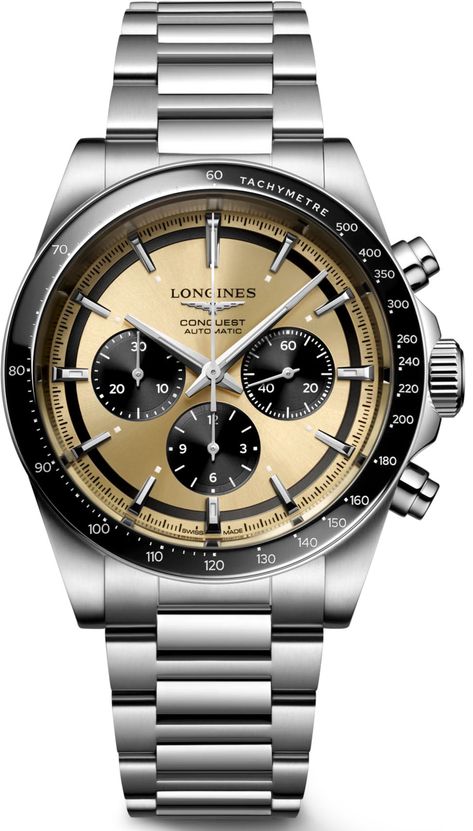 Brown Watch Men, Longines Conquest, Longines Watch, Gents Watches, Automatic Watches For Men, Sport Watches, Black Watch, Automatic Watch, Chronograph Watch