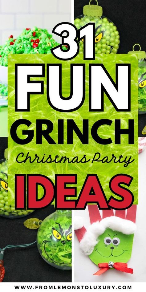 The Grinch is a beloved character from Dr. Seuss’s classic Christmas story, and it’s no surprise that many people choose to incorporate him into their holiday celebrations. If you’re planning a Grinch-themed Christmas party, you’re in luck! There are plenty of creative and fun Grinch Christmas Party ideas out there to make your party a success! christmas party ideas christmas party games christmas party food grinch party themes grinch ideas Grinch Themed Food Ideas, Cindy Lou Who Birthday Party Ideas, Grinch Tea Party, Grinch Party Ideas For Adults, Kid Holiday Party Ideas, Grinch Themed Party Games, Grinch Themed Christmas Party Games, Whoville Party Ideas, Grinch Kids Party