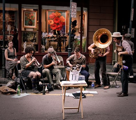 Imago Dei, Street Musicians, New Orleans Music, Street Performers, New Orleans Art, Street Musician, Jazz Art, New Orleans Travel, Street Performance