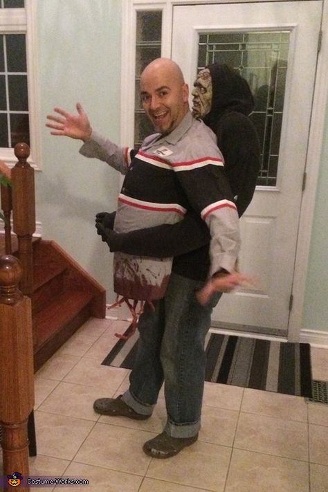 Funny Zombie Costume, Zombie Costume Ideas, Best Diy Costumes, Mens Halloween Costumes Diy, Illusion Costumes, Halloween Costumes 2014, Creepy Halloween Costumes, Creepy Costumes, Creepy Halloween Makeup