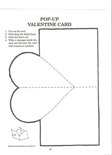 valentine card Valentines Day Templates Free Printables, Scissor Activities, Pop Up Valentine Cards, Valentine Card Template, Valentine Card Crafts, Valentines Bricolage, Pop Up Card Templates, Kartu Valentine, Kids Pop