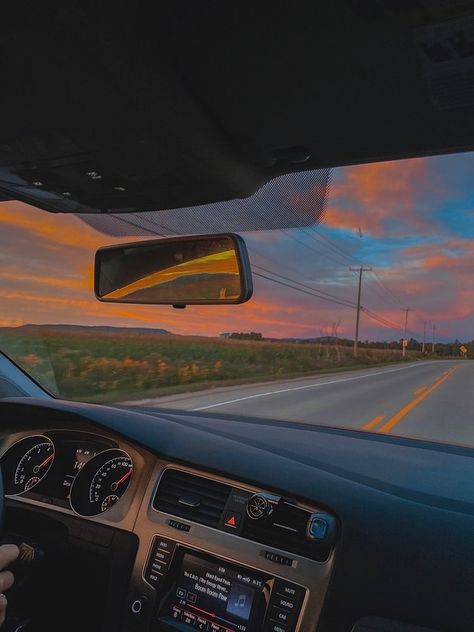 Paige + Core + Aesthetic, Avacore Aesthetic, Ava Core Aesthetic, Look At The Sky, Pretty Sky, Sunset Pictures, Car Ride, Sky Aesthetic, Travel Aesthetic