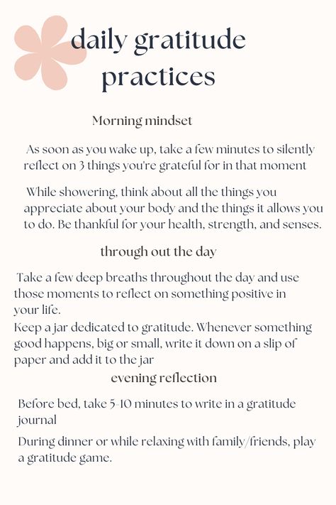 Transform your outlook and cultivate a mindset of gratitude with our daily exercises tailored to infuse your life with appreciation and positivity. Start your daily practice today and witness the profound impact it has on your well-being and happiness. Daily Gratitude Practice, Practicing Gratitude Daily, How To Practice Gratitude Daily, Daily Spiritual Practice, How To Practice Gratitude, Gratitude Exercise, Group Therapy Activities, Self Esteem Affirmations, Gratitude Daily