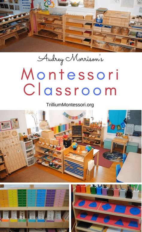 Montessori Sensorial Shelf, Montessori Snack Table, Small Montessori Classroom, Montessori Language Shelf, Preschool Montessori Classroom, Montessori Reading Corner, Montessori Classroom Layout, Montessori Preschool Classroom, Montessori Elementary Classroom