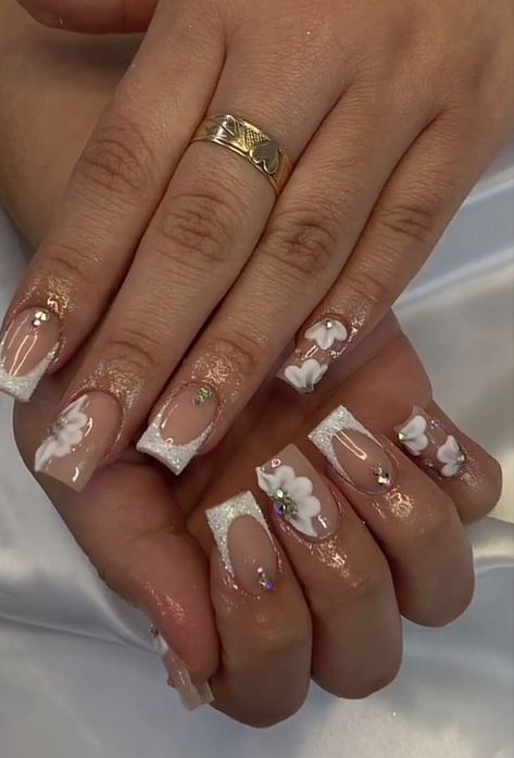 15 Nails, Nails Funky, Latina Nails, Quince Nails, Quinceanera Pink, Quinceanera Nails, Short Gel Nails, Colored Acrylic Nails, Girly Acrylic Nails