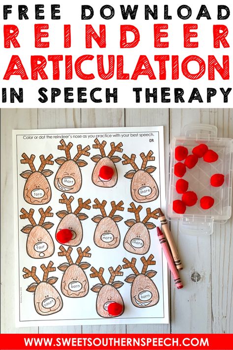 Christmas Activities In Speech Therapy - Sweet Southern Speech Christmas Articulation Activities, Holiday Speech Therapy Activities, Winter Slp Activities, Christmas Speech Therapy Activities Preschool, Gingerbread Speech Therapy Activities, Speech Therapy Christmas Activities, Speech Therapy Winter Activities, Christmas Speech Therapy Activities, Christmas Therapy