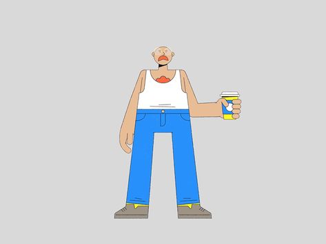 Drinking coffee x3 Styles 🥈 by Mioe on Dribbble Drinking Animation, Character Drinking, Animation Character Design, Drinking Milk, Drinks Coffee, Animation Character, Illustration Animation, Drinking Coffee, Character Design Animation