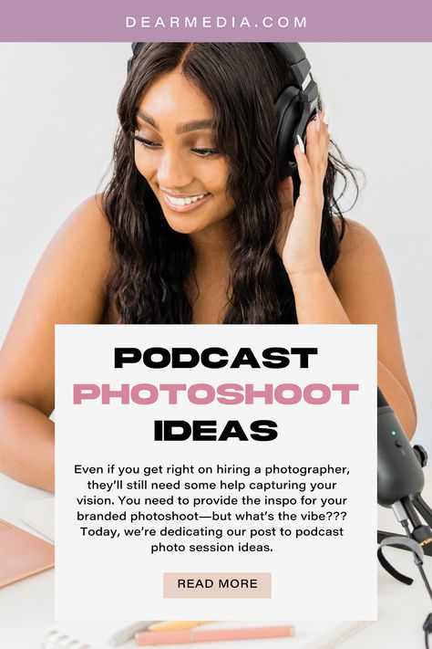 Podcast Launch Party Ideas, Photoshoot Ideas Podcast, Podcast Setup Ideas Aesthetic, Podcast Host Photoshoot, Podcast Picture Ideas, Podcast Photoshoot Ideas Women, Podcast Headshots, Podcast Branding Photoshoot, Ideas For Podcast