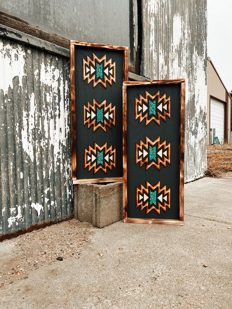 Western & Boho Inspired Signs – Page 2 – Brass Bunkhouse Aztec Bathroom, Western Boho Decor, Western Decor Diy, Aztec Home Decor, Antique Living Room, Western Wall Decor, Western Bedroom Decor, Ranch House Decor, Western Rooms