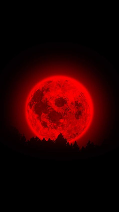 Red Moon Wallpaper, Red And Black Background, Red And Black Wallpaper, Dark Red Wallpaper, Phone Android, Moon Wallpaper, Red Sunset, Moon Photography, Red Moon