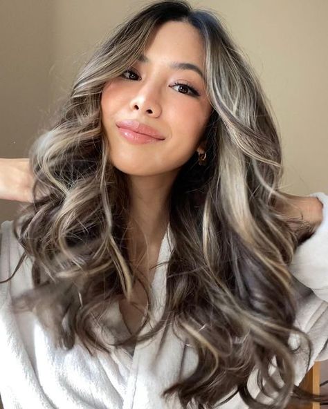 Fah Tasha Chaiyakhun shared a post on Instagram: "Have a good hair day ��✨ many people asked me what colour my hair is I did Highlight + #balayage in Ash Blonde colour Also I posted the how to for this hairstyle on my reels Check it out! Thanks me later 😘". Follow their account to see 923 posts. Hair Colour Ash Blonde, Hair Colour For Asian Skin Tone, Blonde Highlights Asian, Ash Blonde Balayage Asian, Asian Blonde Highlights, Cool Tone Hair Color, Hair Color For Asian Skin, Cool Tone Hair, Cool Tone Hair Colors