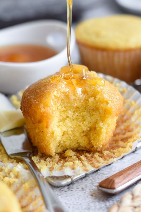 Small Batch Corn Muffins, Cornbread Bites, Corn Muffins Recipe, Sweet Cornbread Muffins, Dance Around The Kitchen, Cornmeal Muffins, Buttermilk Cornbread, Cornbread Muffins, Sweet Cornbread